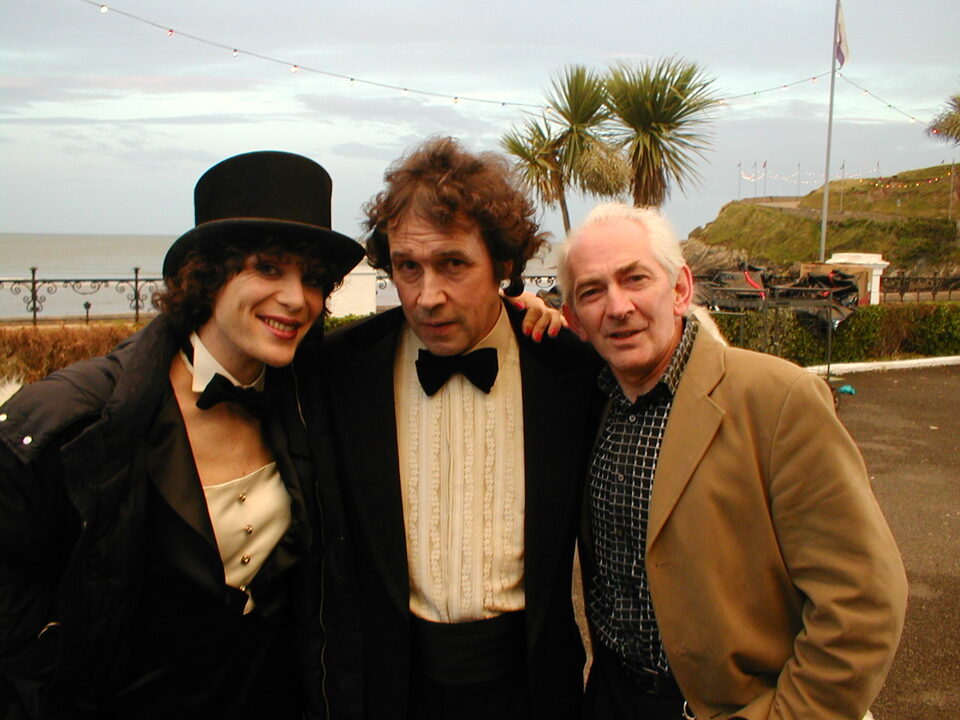 Pat Fallon with cast members